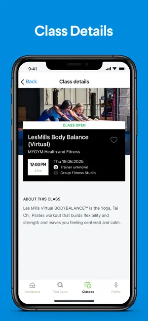 MYGYM Health and Fitness screenshot 3