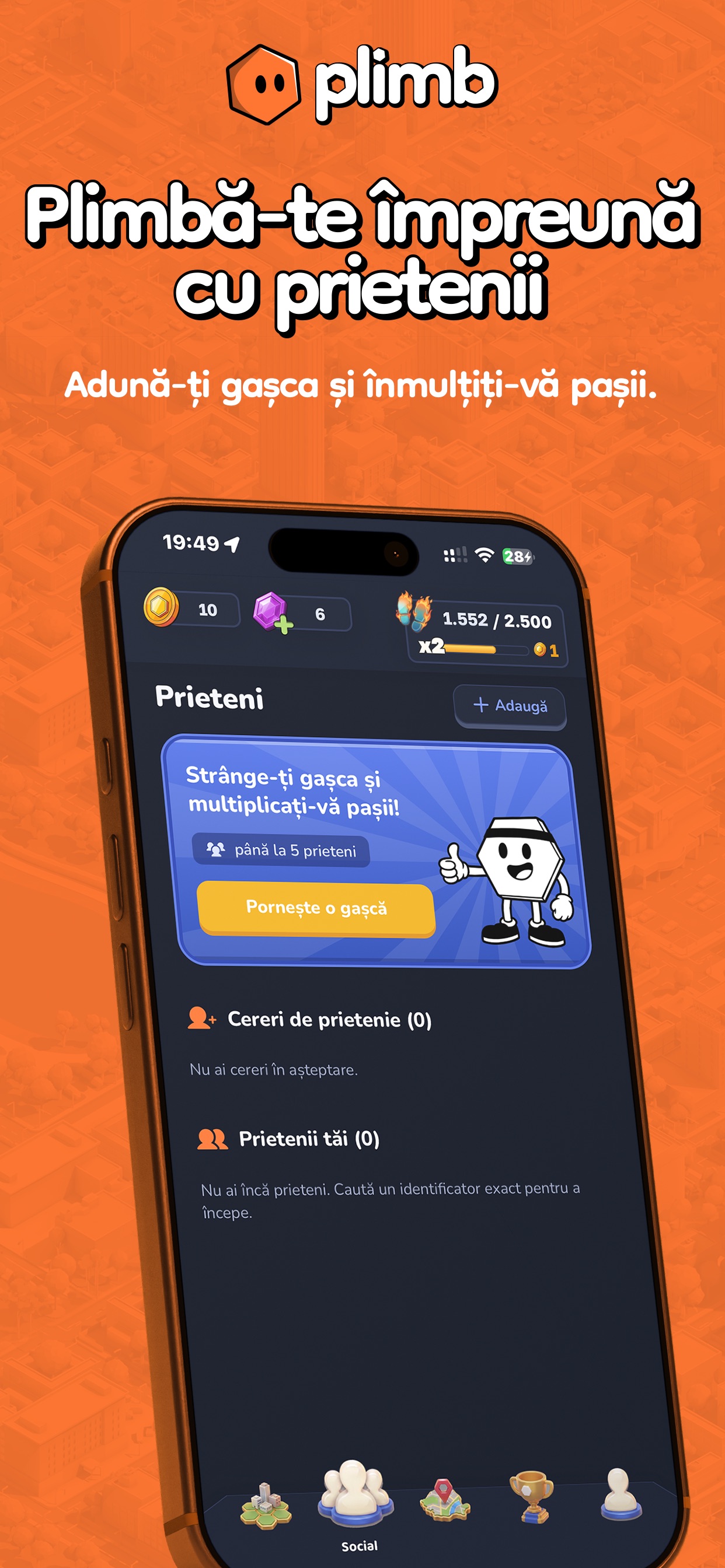 Screenshot 2 of Plimb - Cucerește harta