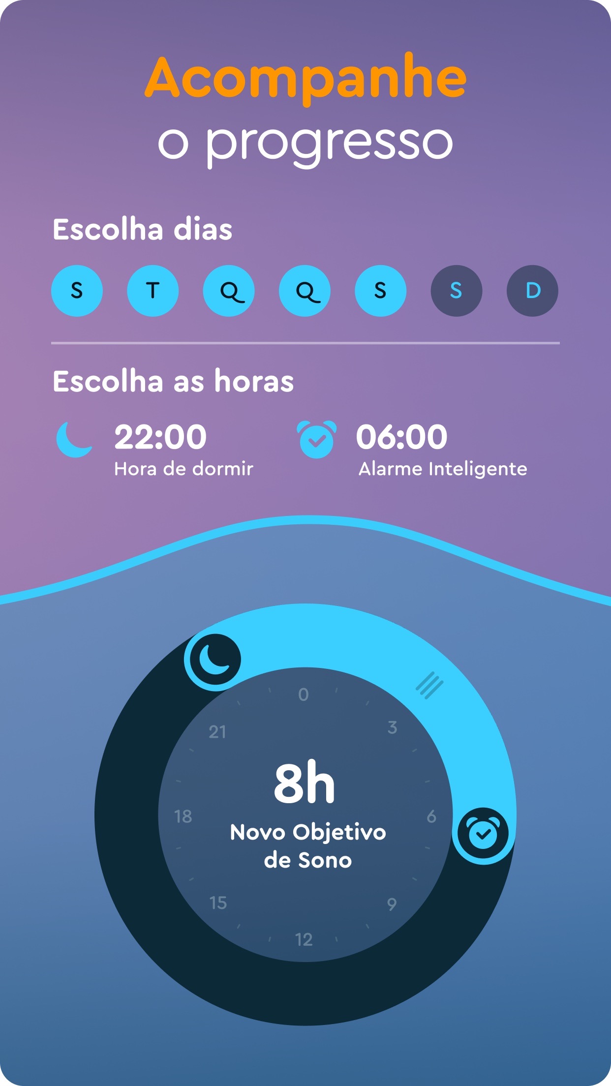 Screenshot do app Sleep Cycle - Monitor de sono