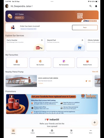 IndianOil ONE iPad screenshot 2