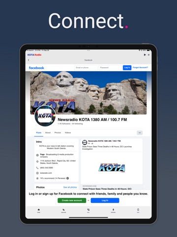 KOTA 1380 iPad screenshot