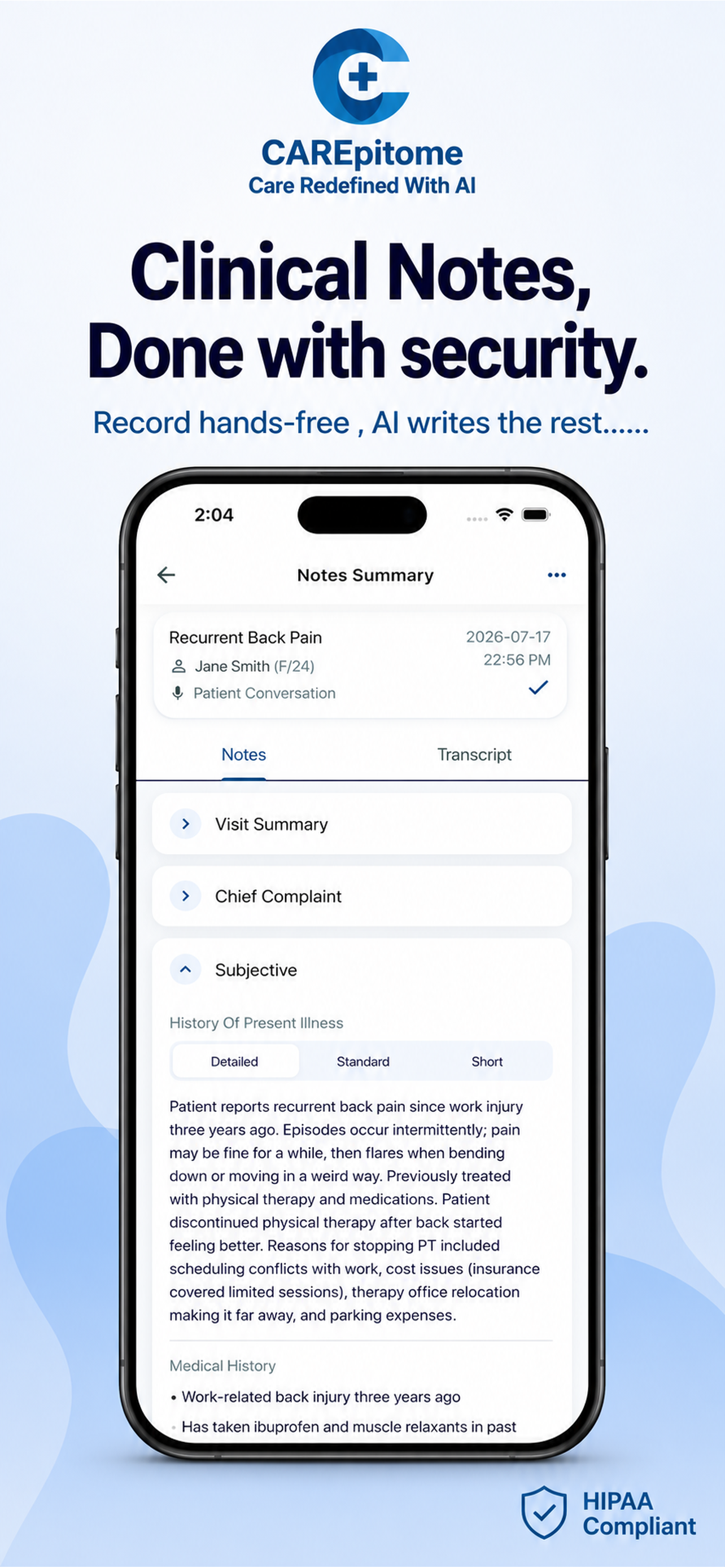 CAREṗitome screenshot 4