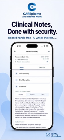 CAREṗitome screenshot