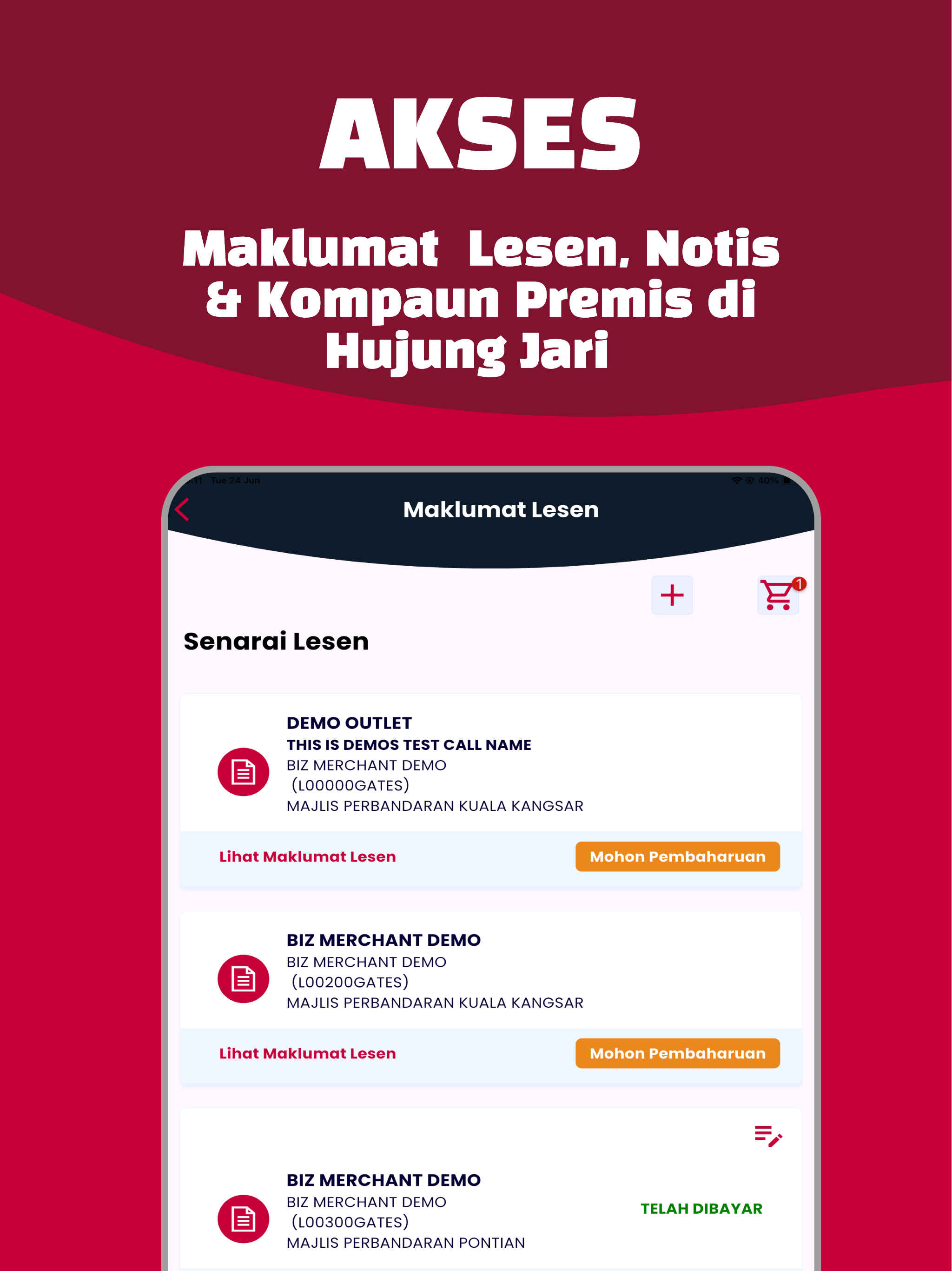 PONTIAN e-License