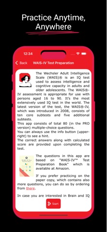 WAIS-IV Test Preparation Screenshot 2 of 8