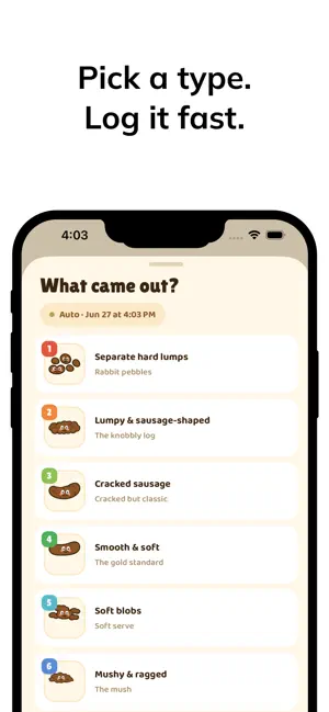 Doodee: Poop Tracker screenshot 2