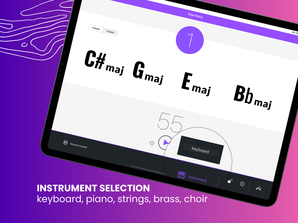 #4. iHarmony Random (iOS) 由: Maurizio Salvi
