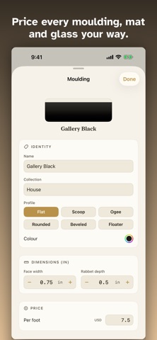 Mitre: Picture Framing Studio screenshot