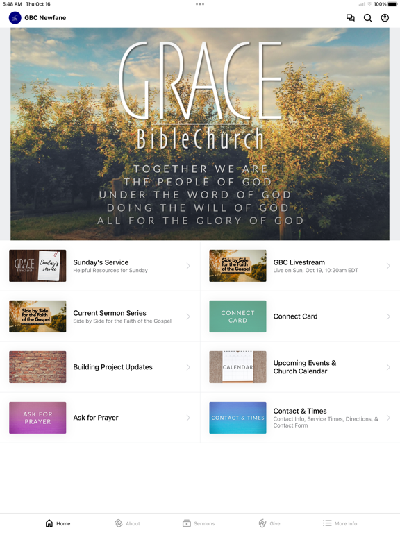 Screenshot #4 pour Grace Bible Church, Newfane