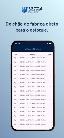 Ultra Prod App screenshot