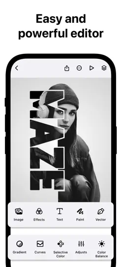 Screenshot von Creatic: Graphic Design Editor auf dem iPhone 4