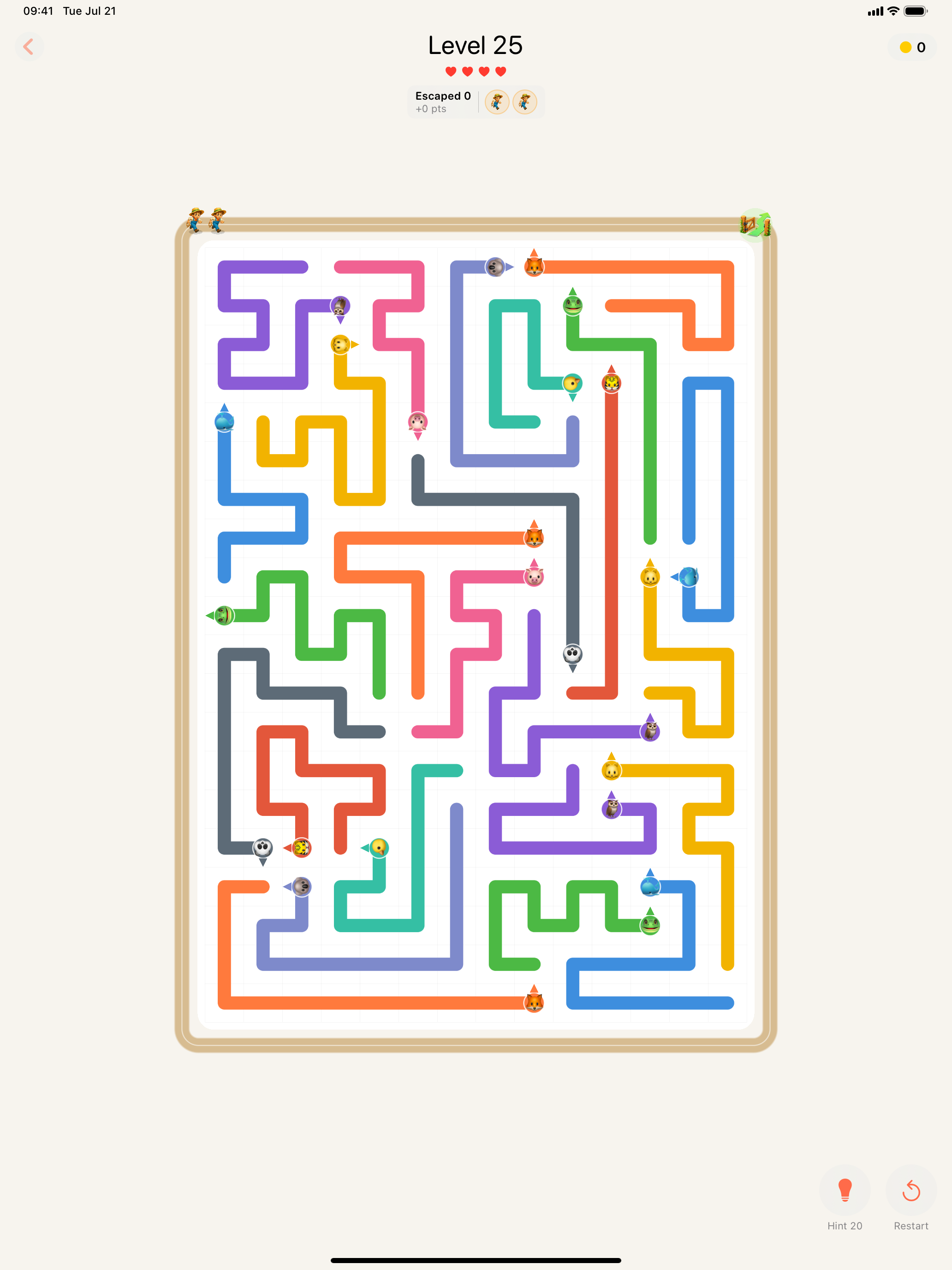 Animal Escape: Arrow Puzzle screenshot 6