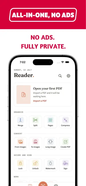 PDF Editor - No Ads, Read Scan screenshot 1