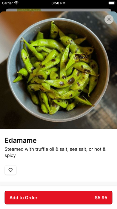 Origami Restaurant Screenshot