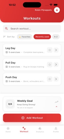 Weight Mate Gym Screenshot 2 of 4