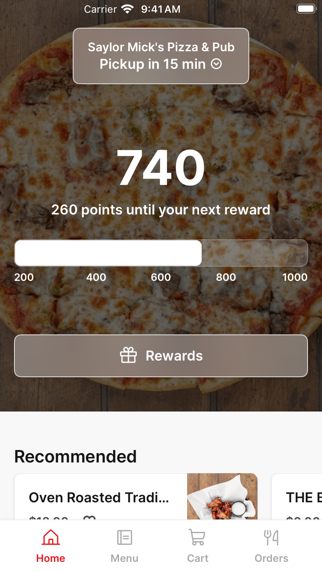 Saylor Mick's iPhone screenshot 1 - Food & Drink app