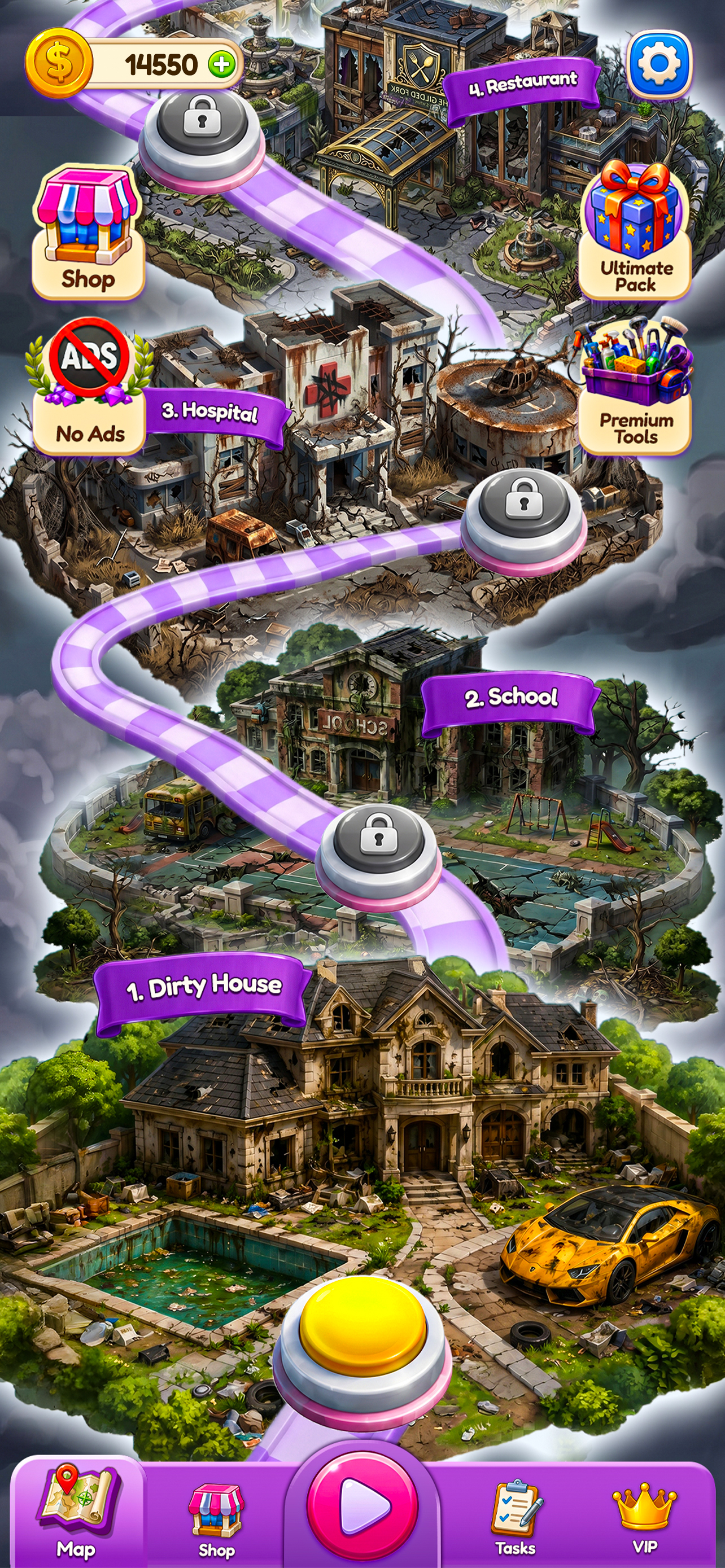 Cleaning Games: House Designer screenshot 3