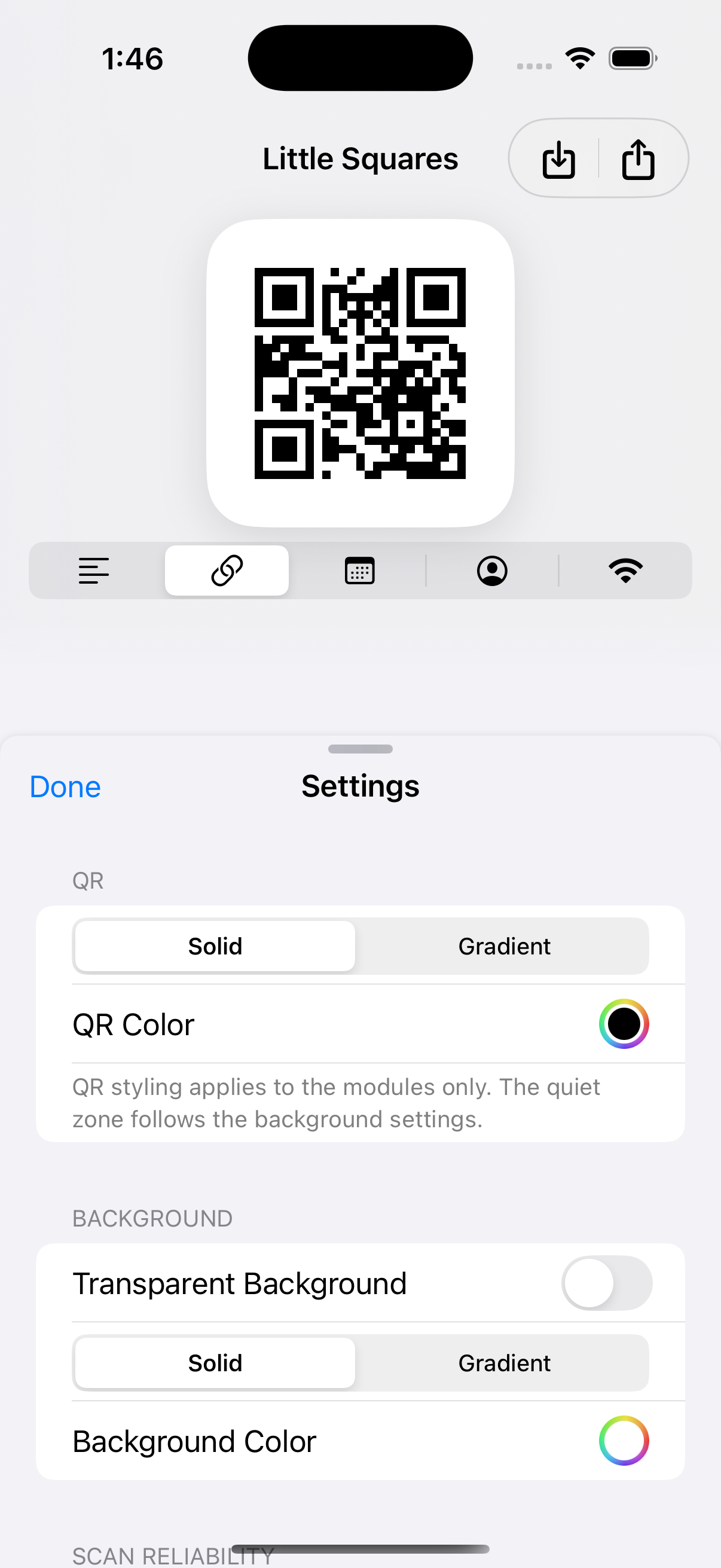 LittleSquares QR screenshot 3