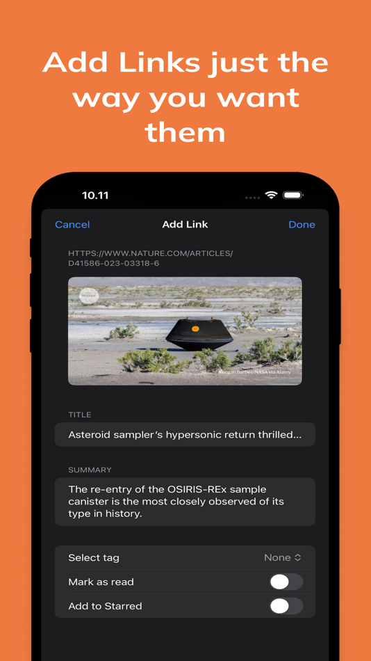 #5. Saved Links (iOS) 由: Nikolaj Jensen