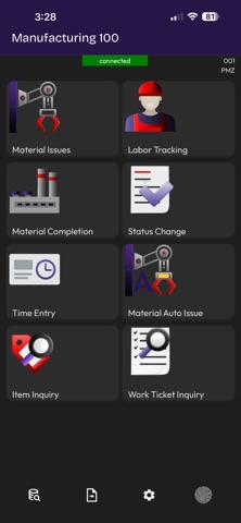 Endpoint Manufacturing100 iPhone screenshot