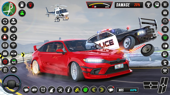 Police Jeep Car Driving