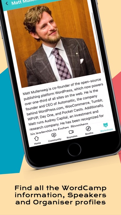 Unofficial WCEU2024 Event App Screenshot