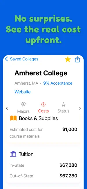 My College Tracker: Search App screenshot 4