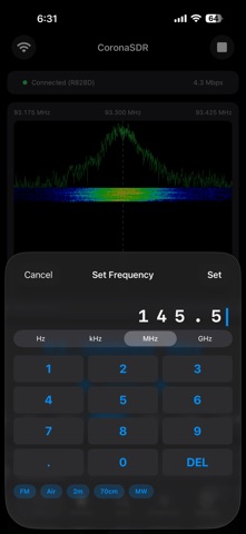 CoronaSDR: RTL-SDR Client Screenshot 3 of 3