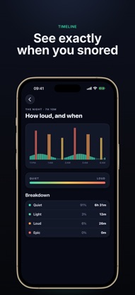 Snoria: Snore Recorder & Score screenshot 4
