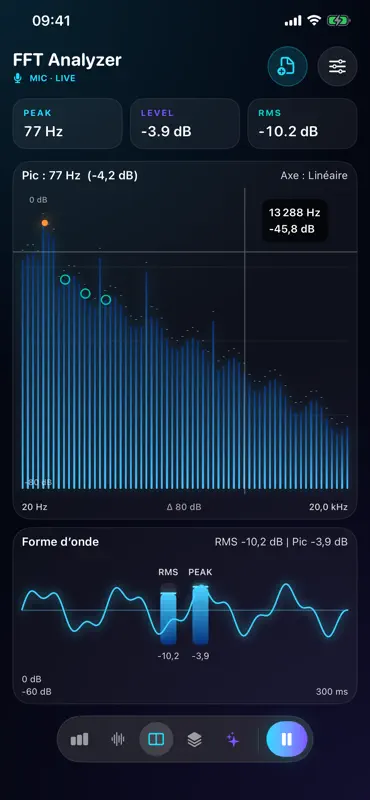 FFT Analyzer screenshot 6 of 6