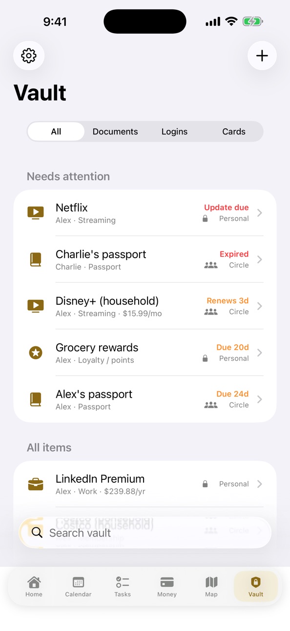 iPhone screenshot