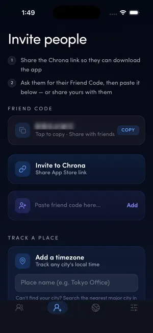 Chrona: Global Time screenshot 4
