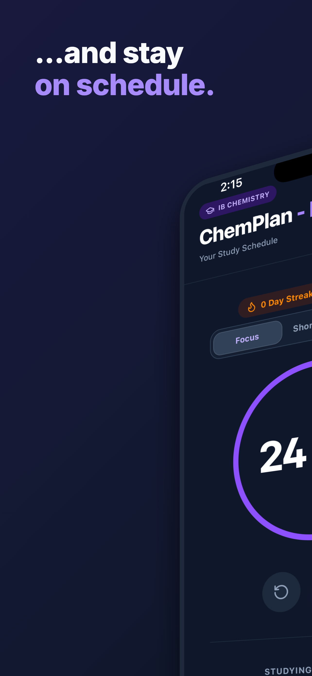 ChemPlan - IB