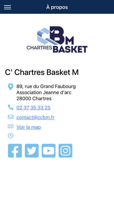 C' Chartres Métropole Basket Screenshot