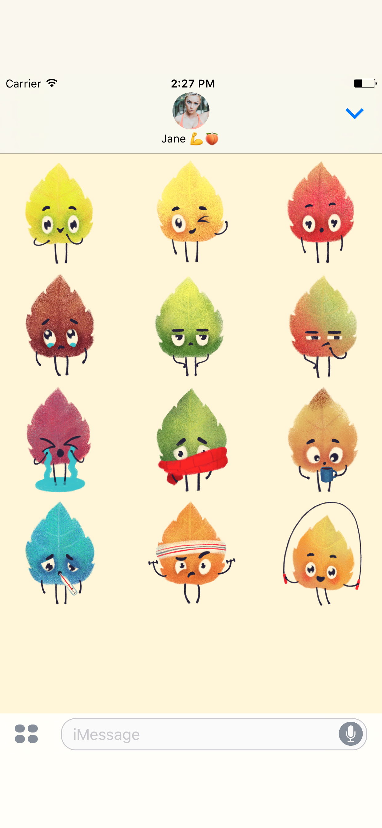 Falling in Fall - stickers screenshot 6