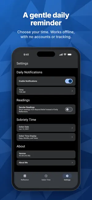 AA Daily Reflection screenshot 4