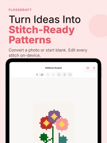 FlossDraft iPad screenshot