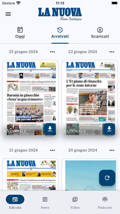 La Nuova Sardegna Digital Screenshot