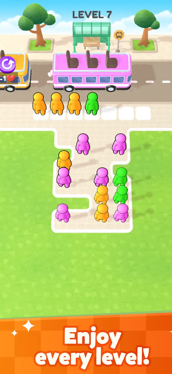 Screenshot #2 pour Bus Ready 3D - Seat Blast Sort