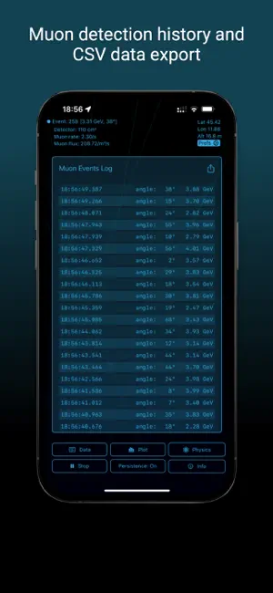 Muon Tracker screenshot 4