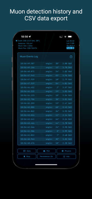 Muon Tracker Screenshot 4 of 6