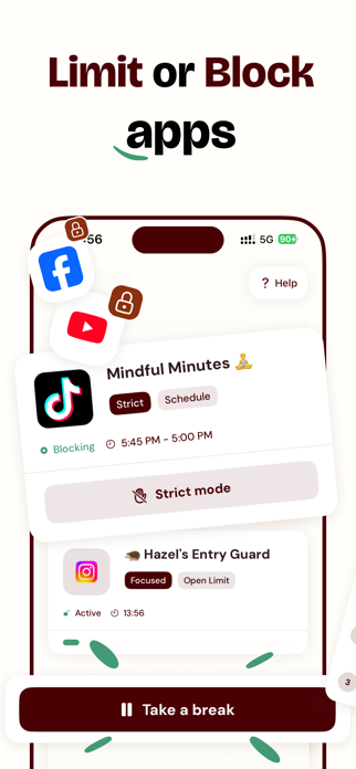 Screen Time Control: Hazel Screenshot 2 of 10