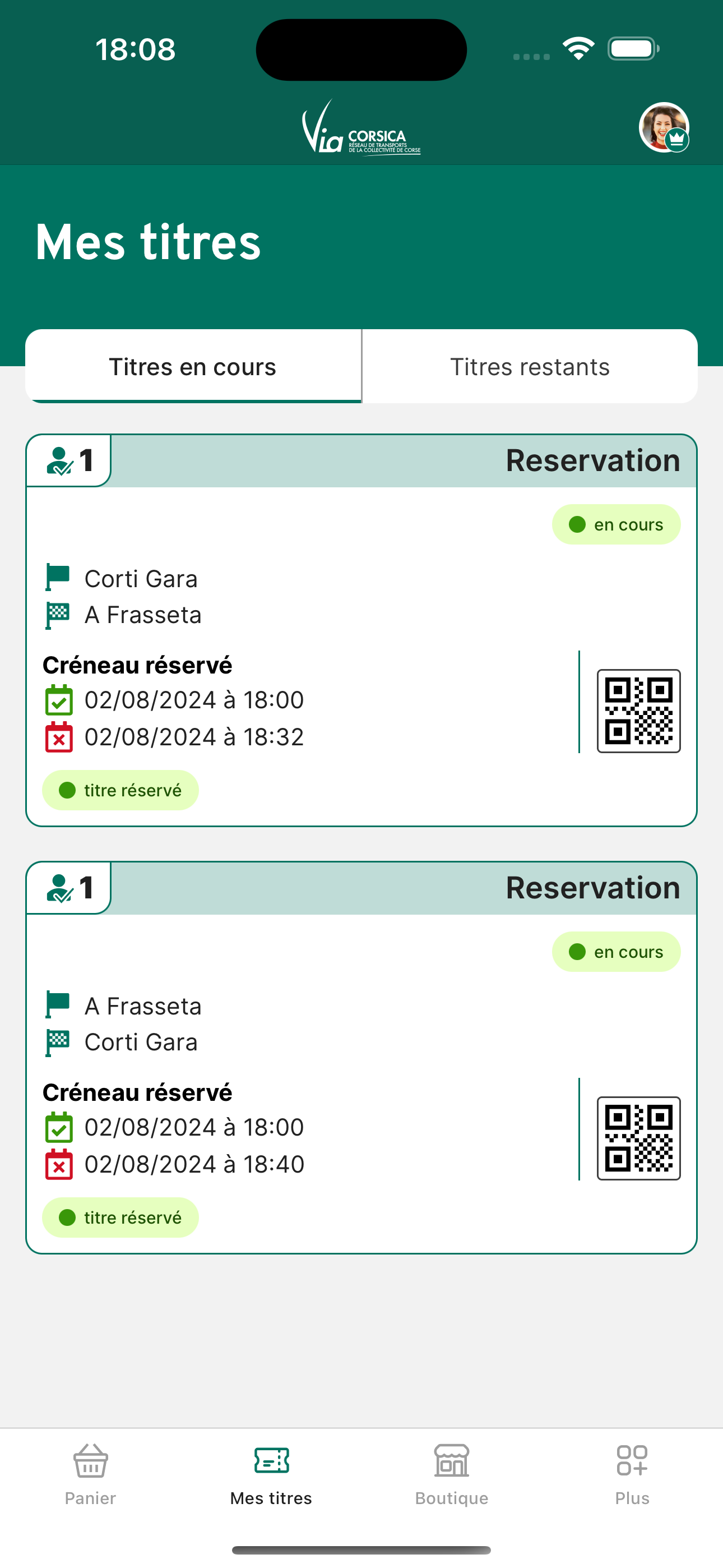 M-Ticket Via Corsica Restonica