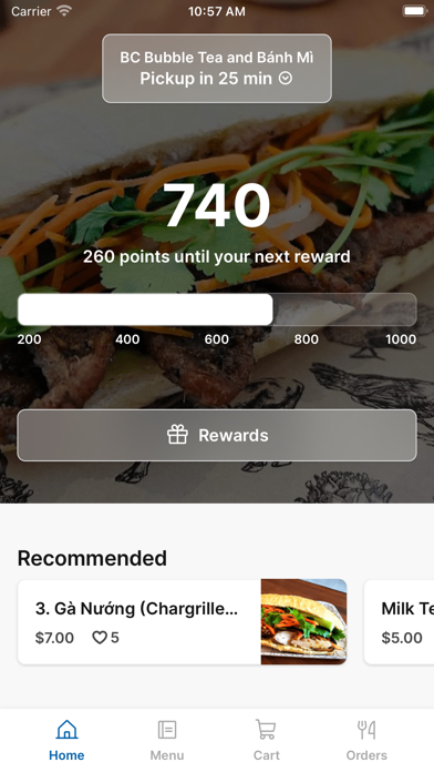 BC Bubble Tea and Bánh Mì Screenshot