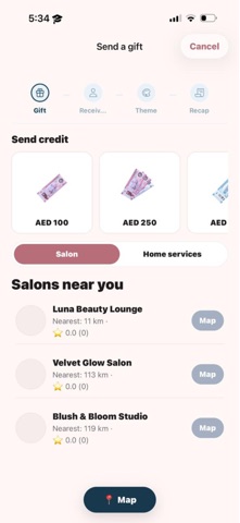 Glowee App iPhone screenshot