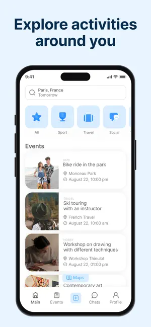 FlockUp: find event near your screenshot 1