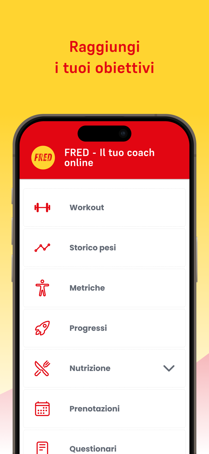 FRED - Il tuo coach online