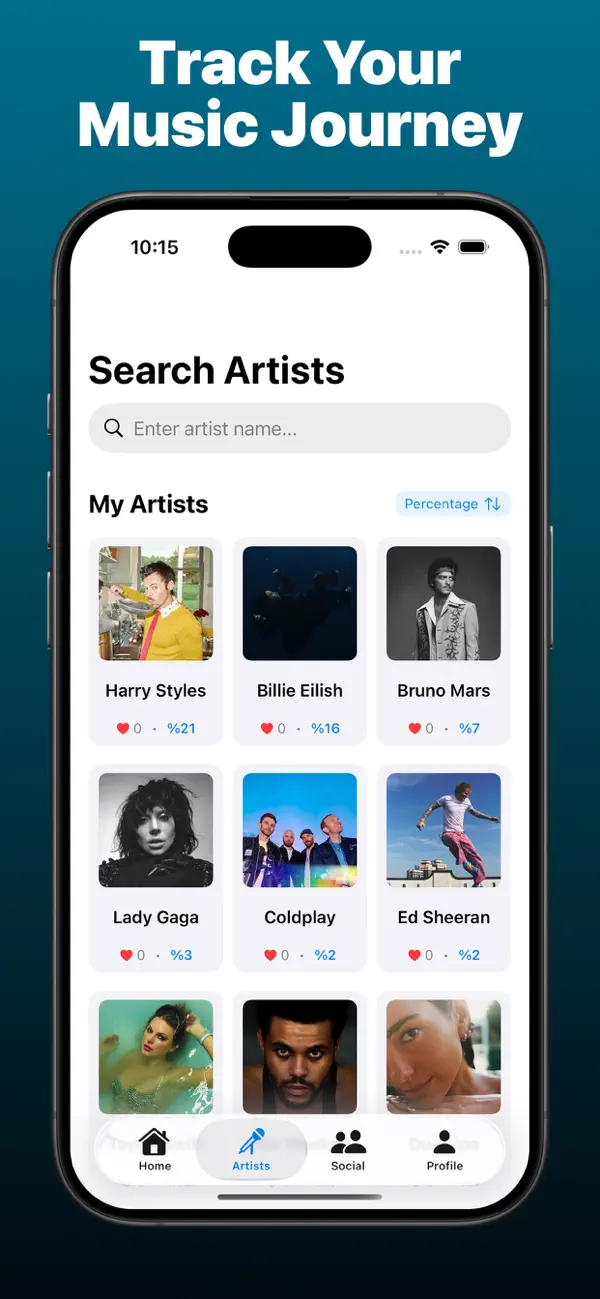 Screenshot #1 pour Discover Music Album Tracking