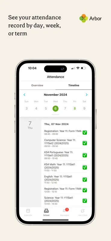 Arbor Student App screenshot 5 of 7