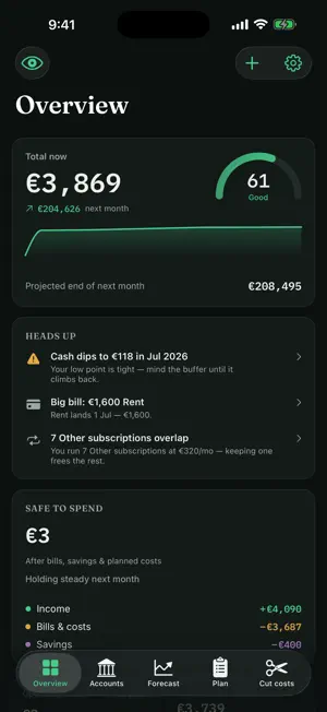 Cashflow: Forecast & Budget screenshot 1
